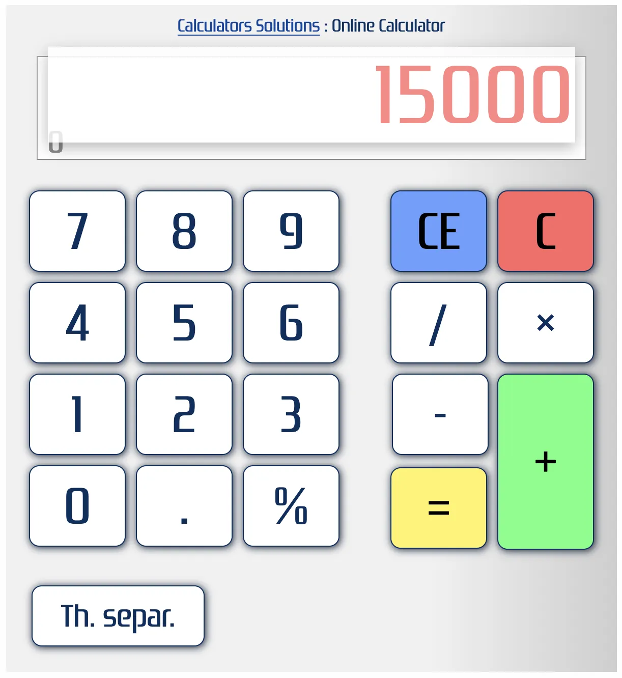 To modify the screen of the calculator